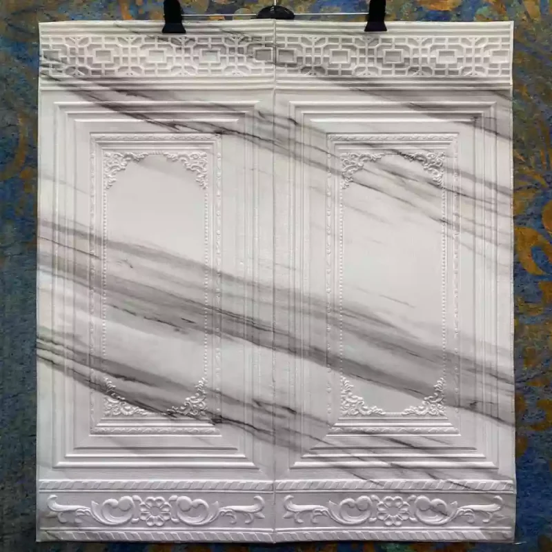 دیوارپوش فومی پشت چسبدار قرنیز دار